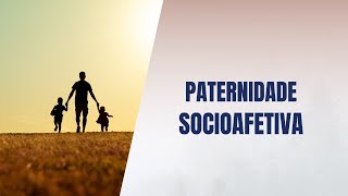 Paternidade socioafetiva [upl. by Etnuhs]