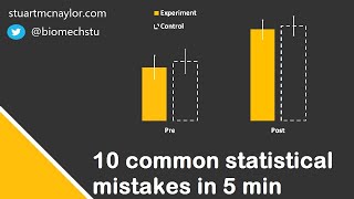 Ten Statistical Mistakes in 5 Min [upl. by Owena]