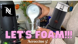 How To Foam Milk With Aeroccino 3 Make Coffee With Foam Tips amp Tricks  Easy Foamed Latte Recipe [upl. by Latif572]