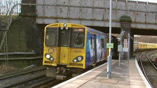 Half an Hour at 216  Birkenhead North Station 1022017  Class 507 508 terminus [upl. by Alleb439]