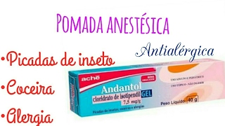 Resenha PomadaAndantol Gel [upl. by Atikan]