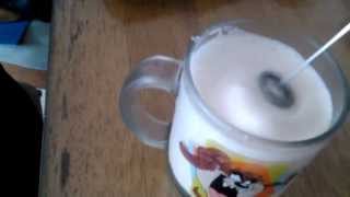 Aerolatte Review Frothing Cold Milk In Under 1 Minute [upl. by Deegan]