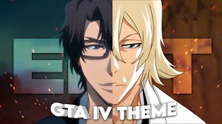 Aizen x Urahara  GTA IV Theme Edit [upl. by Eetak623]